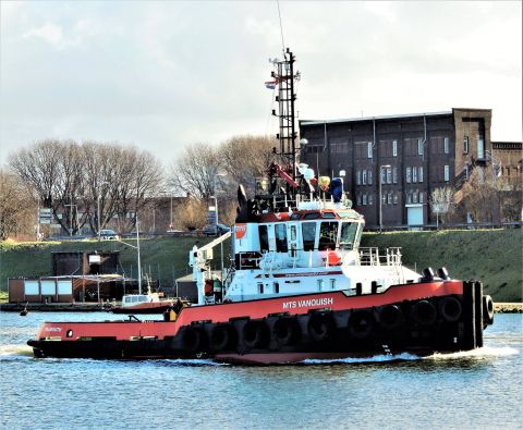 MTS VANQUISH in IJmuiden, 24 feb 2017