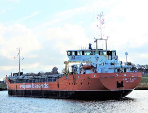 LADY ALIDA in IJmuiden, 1 mrt 2017