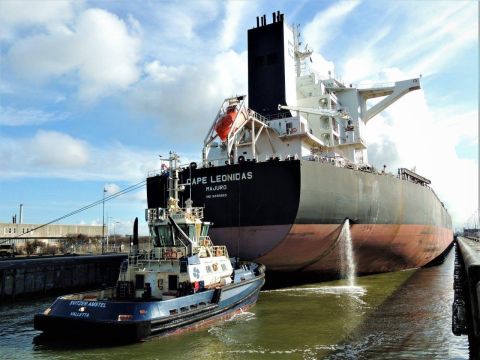 CAPE LEONIDAS in IJmuiden, 1 mrt 2017