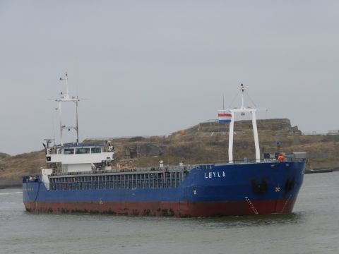 LEYLA in IJmuiden, 25 feb 2015