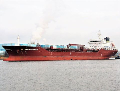 SLOMAN HERMES in IJmuiden, 7 mrt 2017