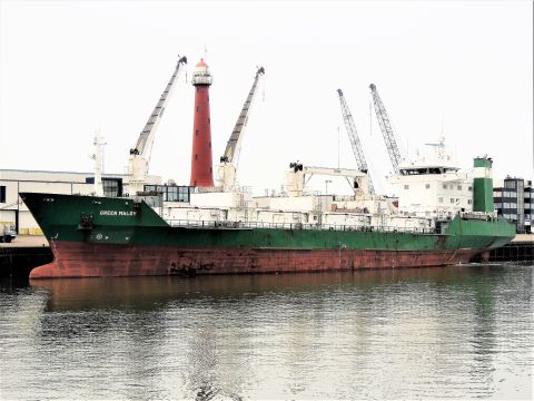 GREEN MALOY in IJmuiden, 11 mrt 2017