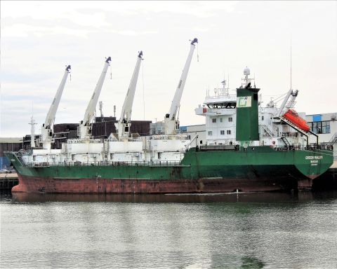 GREEN MALOY in IJmuiden, 11 mrt 2017