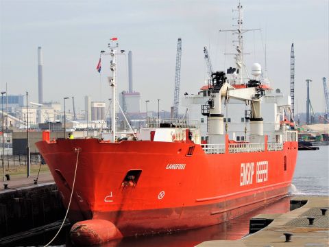 LANGFOSS in IJmuiden, 11 mrt 2017
