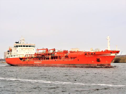 LIA IEVOLI in IJmuiden, 17 mrt 2017