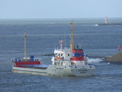 Ben Varrey in IJmuiden, 27 feb 2015