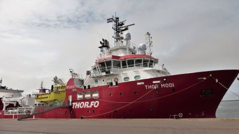 THOR MODI in IJmuiden, 18 mei 2017