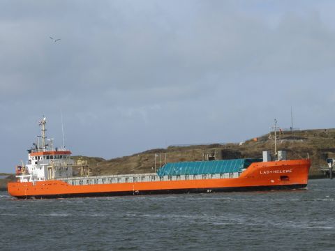 Lady Helene in IJmuiden, 2 mrt 2015