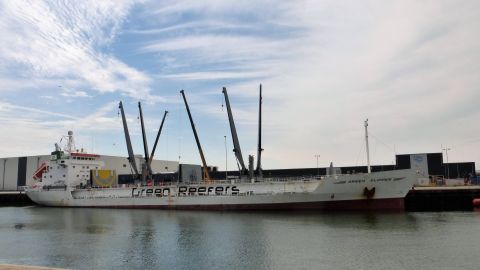 Green Klipper in IJmuiden, 10 jul 2017