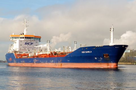Mar Daniela in IJmuiden, 9 mrt 2015
