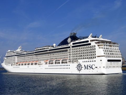 Msc Magnifica in IJmuiden