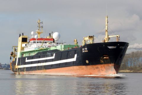 BX-791 JAN MARIA in IJmuiden, 9 mrt 2015