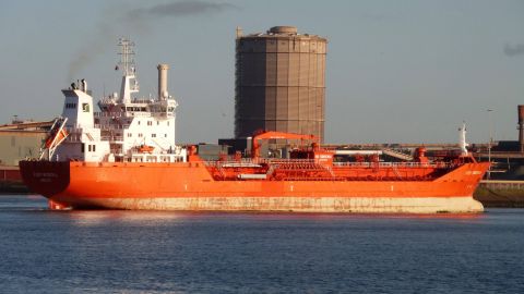 STEN BOTHNIA in IJmuiden, 17 dec 2017