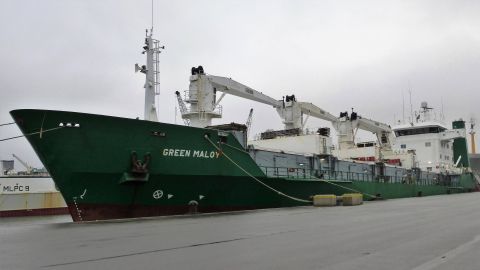 GREEN MALOY in IJmuiden, 24 dec 2017