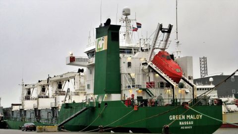 GREEN MALOY in IJmuiden, 24 dec 2017