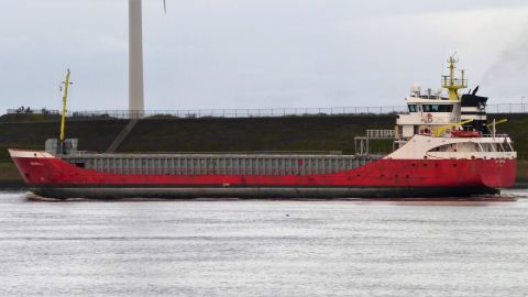 OSTBORG in IJmuiden, 6 jan 2018
