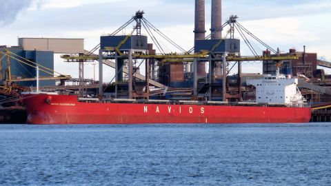 NAVIOS SOUTHERN STAR in IJmuiden, 1 feb 2018