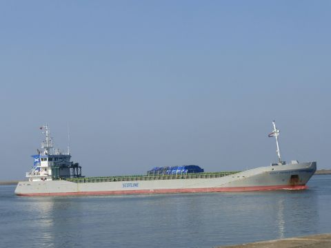 Scot Pioneer in IJmuiden, 17 mrt 2015