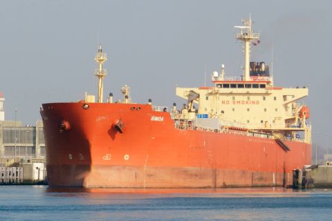 Simoa in IJmuiden, 17 mrt 2015