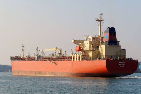 Simoa in IJmuiden, 17 mrt 2015