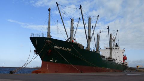 GREEN GLACIER in IJmuiden, 11 feb 2018
