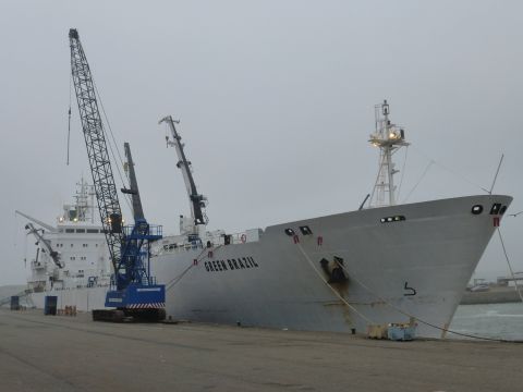 Green Brazil in IJmuiden, 18 mrt 2015