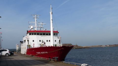 FUGRO MERIDIAN in IJmuiden, 15 mrt 2018