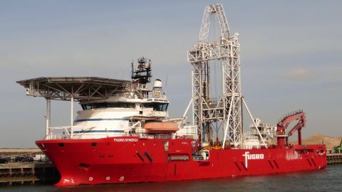 FUGRO SYNERGY in IJmuiden, 18 mrt 2018
