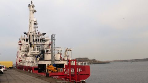 VOS STONE in IJmuiden, 27 mrt 2018