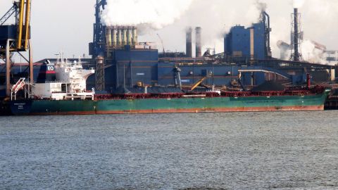 CHRISTINE OLDENDORFF in IJmuiden, 29 mrt 2018