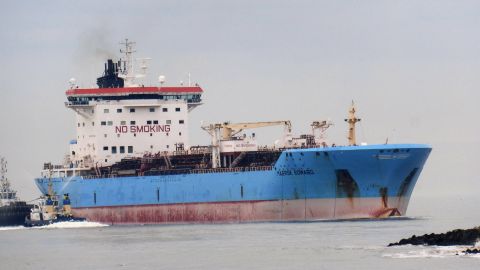 MAERSK EDWARD in IJmuiden, 31 mrt 2018