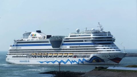 AIDAsol in IJmuiden