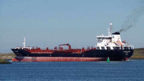 JUTLANDIA SWAN in IJmuiden, 6 mei 2018