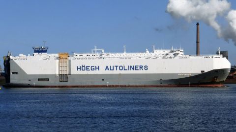 HOEGH AMERICA in IJmuiden, 11 mei 2018