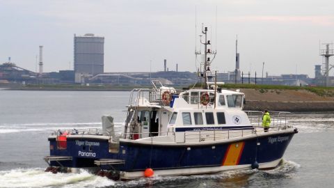 TIGER EXPRESS in IJmuiden, 23 mei 2018
