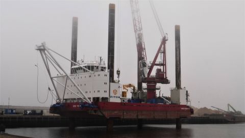 WIND PIONEER in IJmuiden, 1 jun 2018