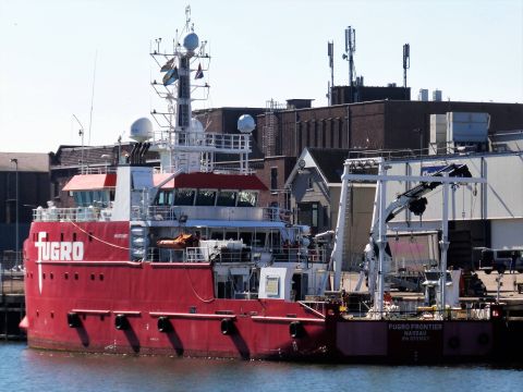 FUGRO FRONTIER in IJmuiden, 23 jul 2018