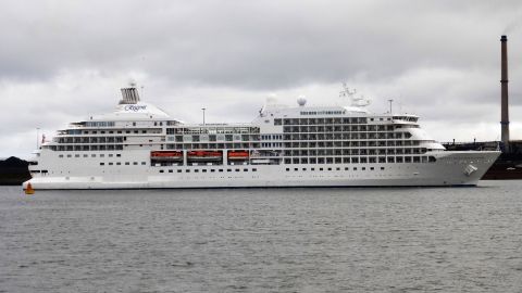 SEVEN SEAS NAVIGATOR in IJmuiden, 20 aug 2018