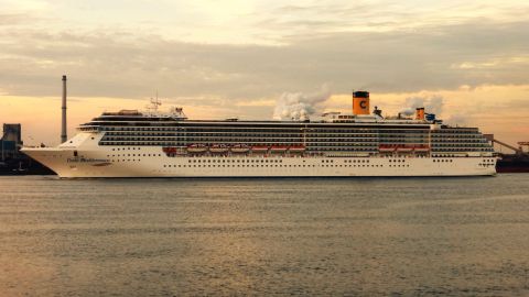 COSTA MEDITERRANEA in IJmuiden, 9 sep 2018