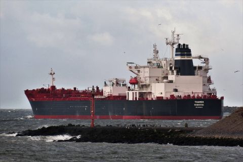 THAMES in IJmuiden, 22 dec 2018