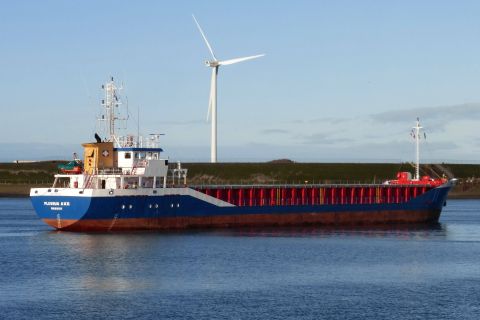 FLUVIUS AXE in IJmuiden, 24 dec 2018