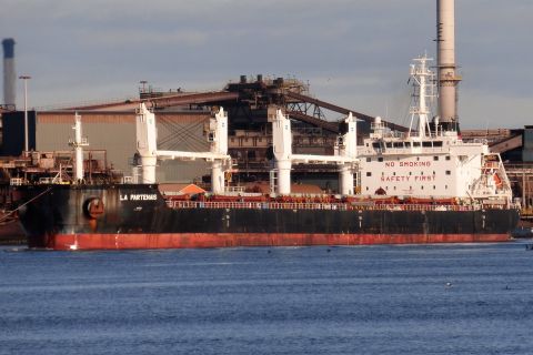 LA PARTENAIS in IJmuiden, 24 dec 2018