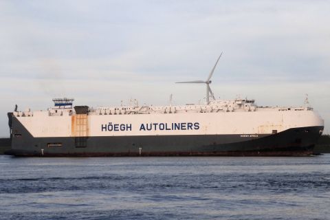 Hoegh Africa in IJmuiden, 31 dec 2018