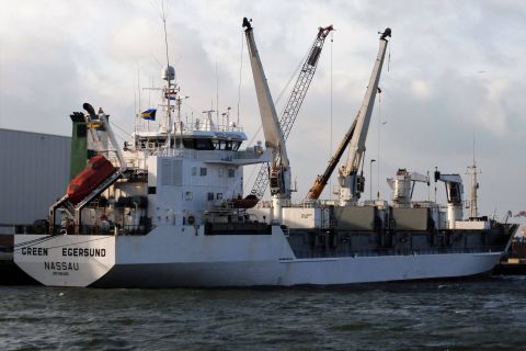 GREEN EGERSUND in IJmuiden, 8 jan 2019