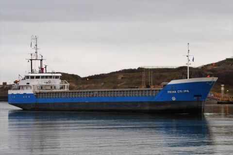 PRIMA CELINA in IJmuiden, 10 jan 2019