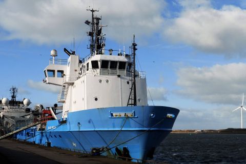 BLUE BELLA in IJmuiden, 28 jan 2019