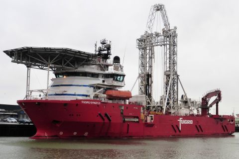 FUGRO SYNERGY in IJmuiden, 8 feb 2019