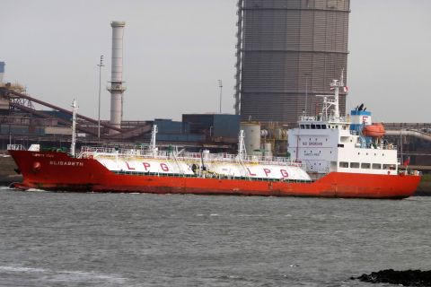 ELISABETH (lpg) in IJmuiden, 9 mrt 2019