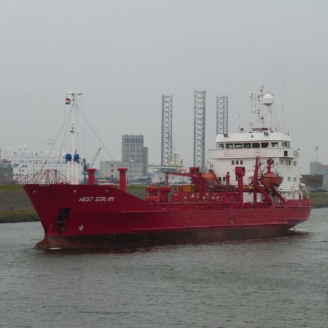 WEST STREAM in IJmuiden, 11 apr 2015
