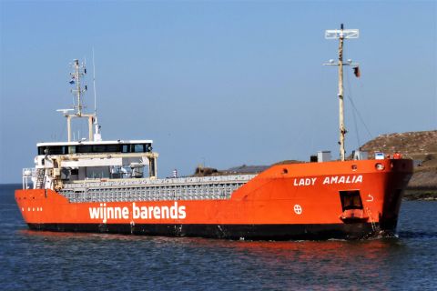 LADY AMALIA in IJmuiden, 1 apr 2019
